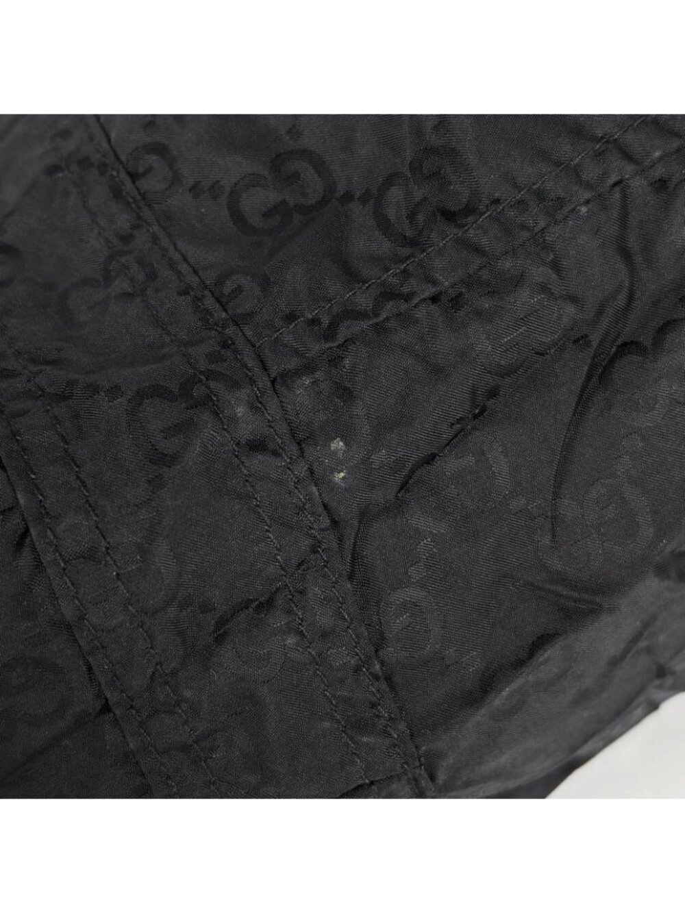 Gucci GG Pattern Eco Teddy Bear Tote Nylon Black - Picture 4 of 9